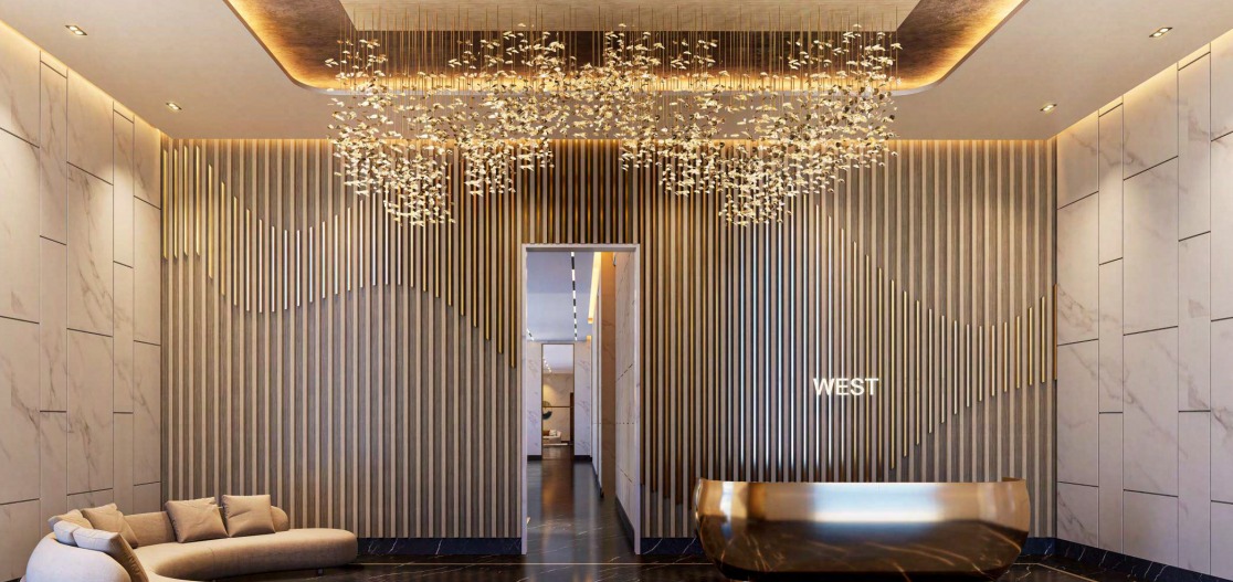 Lounge and dinig  area with an  impressive 11.3 ft.ceiling height.